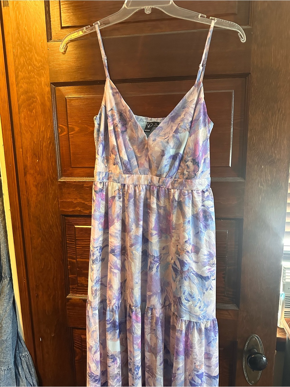 Windsor Lavender and Blush Floral Maxi Dress
